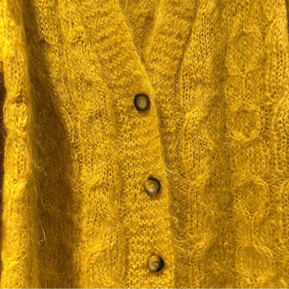 Country Shop Women's Vintage Mohair button Front Sweater - Picture 6 of 6